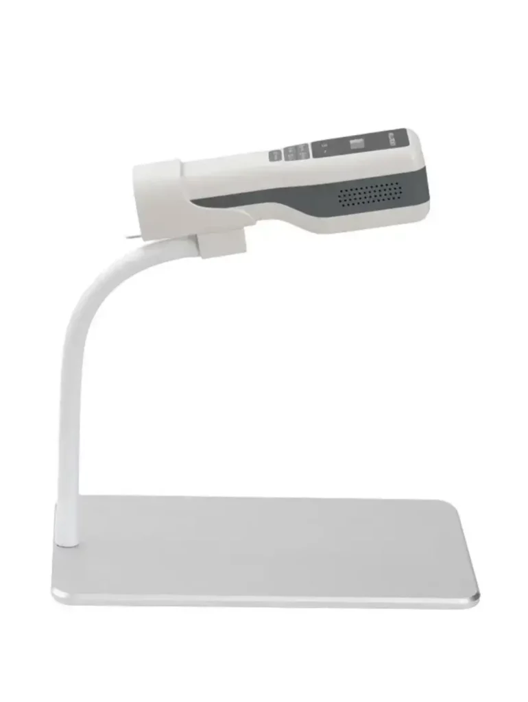 Stabiler Tischständer zum Aufstellen des Hellovein Lite 2.0-Geräts während des Gebrauchs.