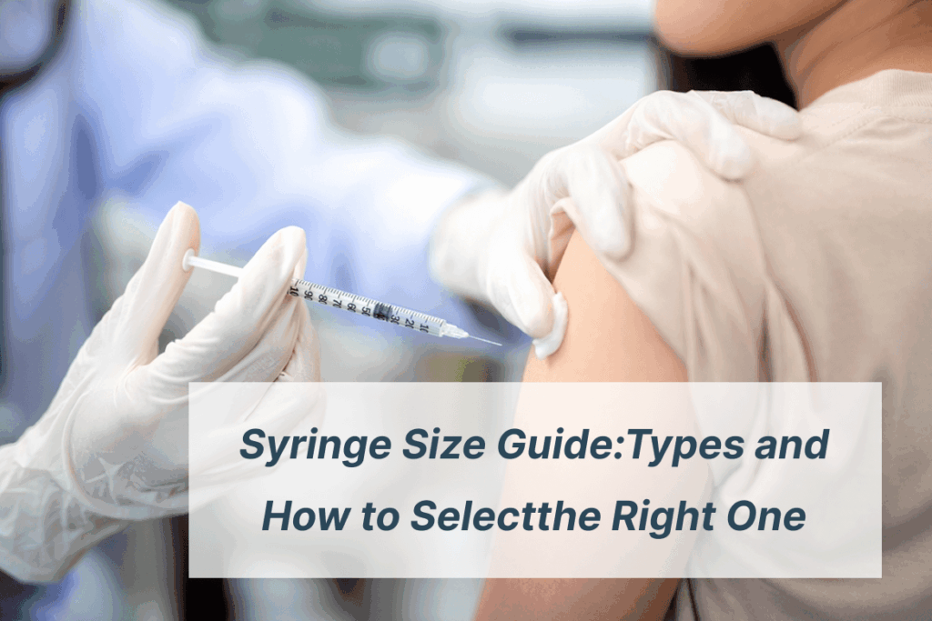 Syringe Size GuideTypes and How to Selectthe Right One