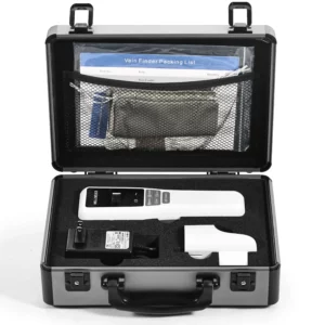 Todos los componentes de Hellovein Lite 2.0 colocados ordenadamente dentro de la caja para mostrar los accesorios incluidos.