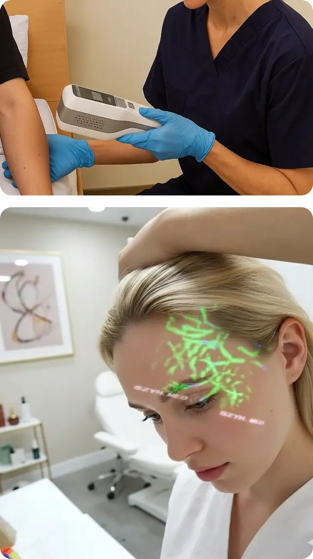 Hellovein Lite 2.0 für den Arm und die kosmetische Gesichtsbehandlung