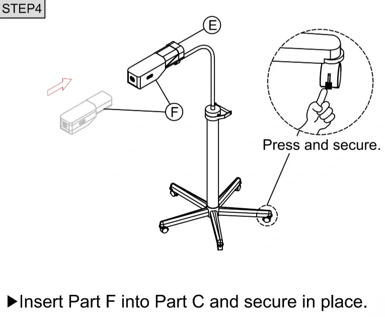 Step 4: Secure the main unit